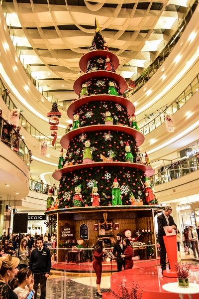 City Centre beirut lighting of the Christmas tree